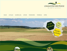 Tablet Screenshot of lommatzscher-pflege.de